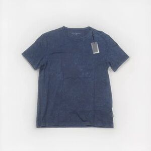 NWT Men’s John Varvatosblue Marble Short Sleeve Shirt Sz M